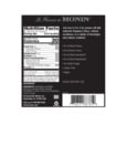 Monin 375 mL Raspberry Concentrated Flavor Nutrition Information