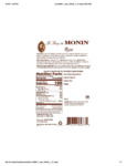 Monin Rose Nutrition Monin Rose Nutrition