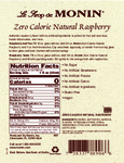 Nutrition / Ingredient Label