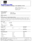 NLN-PO-ALB-B80 Nutrition Sheet