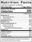 Nielsen-Massey 18 oz. Orange Blossom Water Nutrition Information
