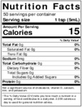 Nielsen-Massey 8 oz. Tahitian Vanilla Extract Nutrition Information