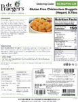 NUGGETS CHICKEN VEGAN GF 10LB DR