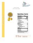 115EHAPPLEDR_Apple Puree_Nutrition 115EHAPPLEDR_Apple Puree_Nutrition