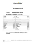 Chefmaster 9 oz. Canary Yellow Airbrush Color Nutrition Information