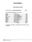 Chefmaster 1 Gallon Lemon Yellow Liqua-Gel Food Coloring Nutrition Information