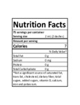 Orange Bitters Nutrition Facts 5 oz Orange Bitters Nutrition Facts 5 oz