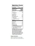 Original Bagel 4.5 oz Blueberry 876OB97112 Nutrition Label Original Bagel 4.5 oz Blueberry 876OB97112 Nutrition Label