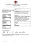 Ortega Nacho Sauce Specsheet