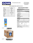 Goya 1 Liter Passion Fruit Cocktail Nutrition Information Goya 1 Liter Passion Fruit Cocktail Nutrition Information