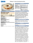 Pillsbury Crème Cake Base Mix 50 lb Nutrition
