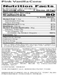 The Konery Pink Vanilla Waffle Cones Nutrition