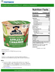QuakerInstantOatmealCup-ApplesCinnamon QuakerInstantOatmealCup-ApplesCinnamon