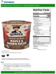 QuakerInstantOatmealCup-MapleBrownSugar QuakerInstantOatmealCup-MapleBrownSugar