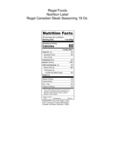 Canadian Steak Seasoning 18 oz. Nutrition
