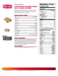 Rich's Jacqueline Vegan Ranger Cookie Dough Nutrition Information