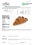 Schulstad Chocolate Filled Croissant Schulstad Chocolate Filled Croissant