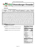 Spring Glen Cheeseburger Chowder Nutrition Information