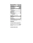 Sunshine Krispy Crushed Saltine Crackers 104KEL3328 Nutrition Label Sunshine Krispy Crushed Saltine Crackers 104KEL3328 Nutrition Label
