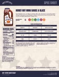 Sweet Baby Ray's 0.5 Gallon Hot Honey Wing Sauce and Glaze Nutrition