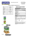 GOYA 30 oz. Total Complete Seasoning Nutrition Information GOYA 30 oz. Total Complete Seasoning Nutrition Information