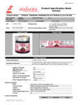 Toschi Amarena Cherries in Syrup 10.6 oz. Nutrition Label