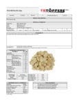 TR Toppers P423-100 Flat Pie Chips Nutrition