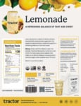 Tractor Lemonade Nutrition
