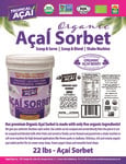 Tropical Acai Acai Sorbet Nutrition Tropical Acai Acai Sorbet Nutrition