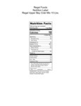 Regal Upper Bay Crab Mix 10 lb. Nutrition