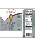 VINEGAR BALSALMIC AGED 8.5 OZ. 6-CASE COLAVITA Nutrition VINEGAR BALSALMIC AGED 8.5 OZ. 6-CASE COLAVITA Nutrition