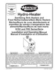Hatco Hydro-Heater Manual