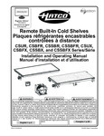 Hatco Remote Built-In Cold Shelves Manual Hatco Remote Built-In Cold Shelves Manual