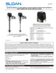 Sloan G2 Retrofit Instructions Sloan G2 Retrofit Instructions