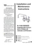 FAUCET DECK WORKBOARD 8" C GNECK WB HNDL 2.2 GPM instructions FAUCET DECK WORKBOARD 8" C GNECK WB HNDL 2.2 GPM instructions