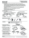 Elkay Undermount Sinks Installation Instructions