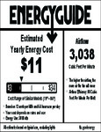 Builder Plus with 3 Lights 52 inch energy guide