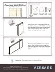 Versare Operable Sliding Wall Assembly