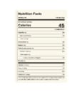 104101430_Nutrition Label 104101430_Nutrition Label