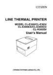 Citizen Thermal Printer Manual Citizen Thermal Printer Manual