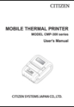 Citizen Mobile Thermal Printer Manual