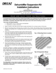 106773 Revolution Commercial Dehumidifier Suspension Kit Installation Instructions