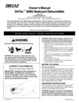 114621 DriTec_4000i_Desiccant_Dehumidifier Manual 114621 DriTec_4000i_Desiccant_Dehumidifier Manual