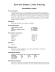 125ABNU09_BNB Almond Butter, Roasted [Spec Sheet] 2025 - 9lb _ 15lb _ 40lb pails.pdf