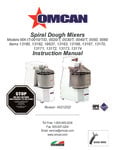 Heavy Duty Mixer Manual