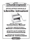 Imperia Manual Stainless Steel 8 1/4 Pasta Machine