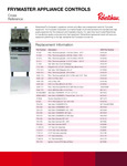FRYMASTER APPLIANCE CONTROLS FRYMASTER APPLIANCE CONTROLS
