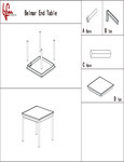 Belmar Inlay End Table Instructions