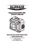 Cleanshield 550 manual