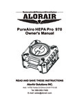 PureAiro Pro 970 manual PureAiro Pro 970 manual